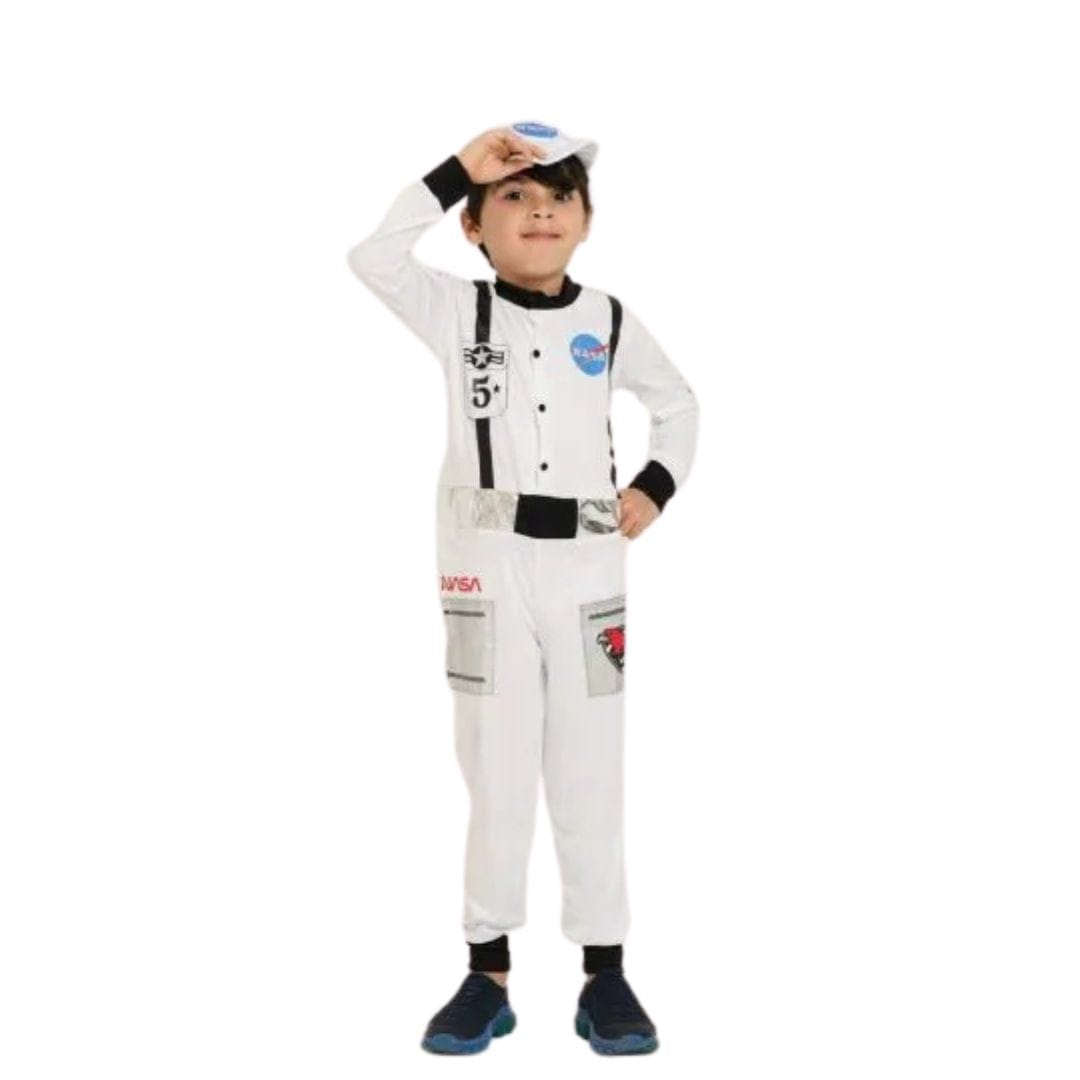 Fantasia infantil de astronauta para brincadeira de profissões